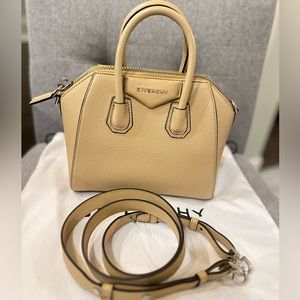 Givenchy Mini Antigona Beige Camel